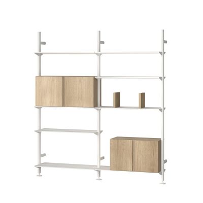 PIRA Wall Showroom Config. White/Oak